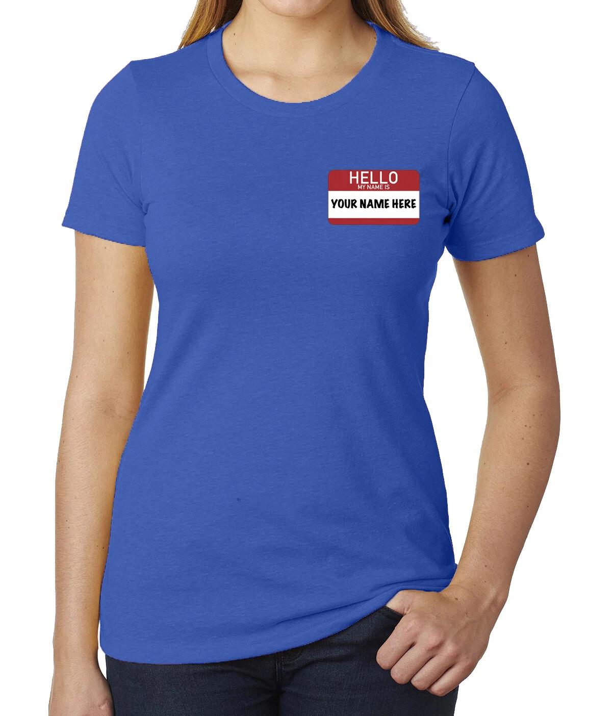 Hello My name is - Family Reunion Woman s T-Shirts S