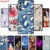 For Samsung Galaxy A16 5G Case 3D Emboss Black Silicone Soft Back Cover Case For Samsung C55 M55 M35 A35 M34 A15 A25 S24 FE Case