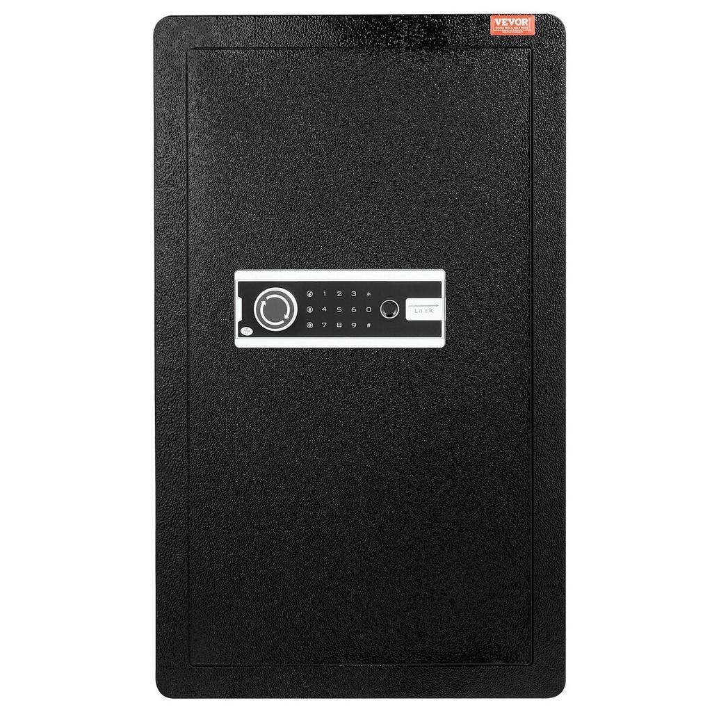 Einzeltür 3,5 cu.ft Tresor mit Schlüsselschloss, Passwort & Fingerabdruck Schwarz