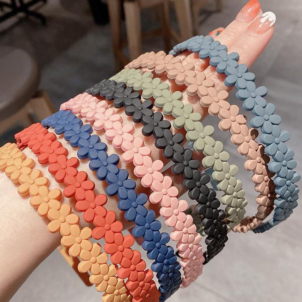 New Fashion Headband All-match Cute Non-slip Flower Hairbands For Women Girl Clamp Sweet Hair Accessorie Headwear