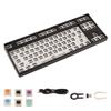 87 Key RGB Mechanical Keyboard DIY Kit TKL Layout Switch Hot Swap ABS Aluminum Alloy Modular Mechanical Keyboard for