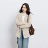 Sancai 2026 Spring Casual Double-Breasted Blazer