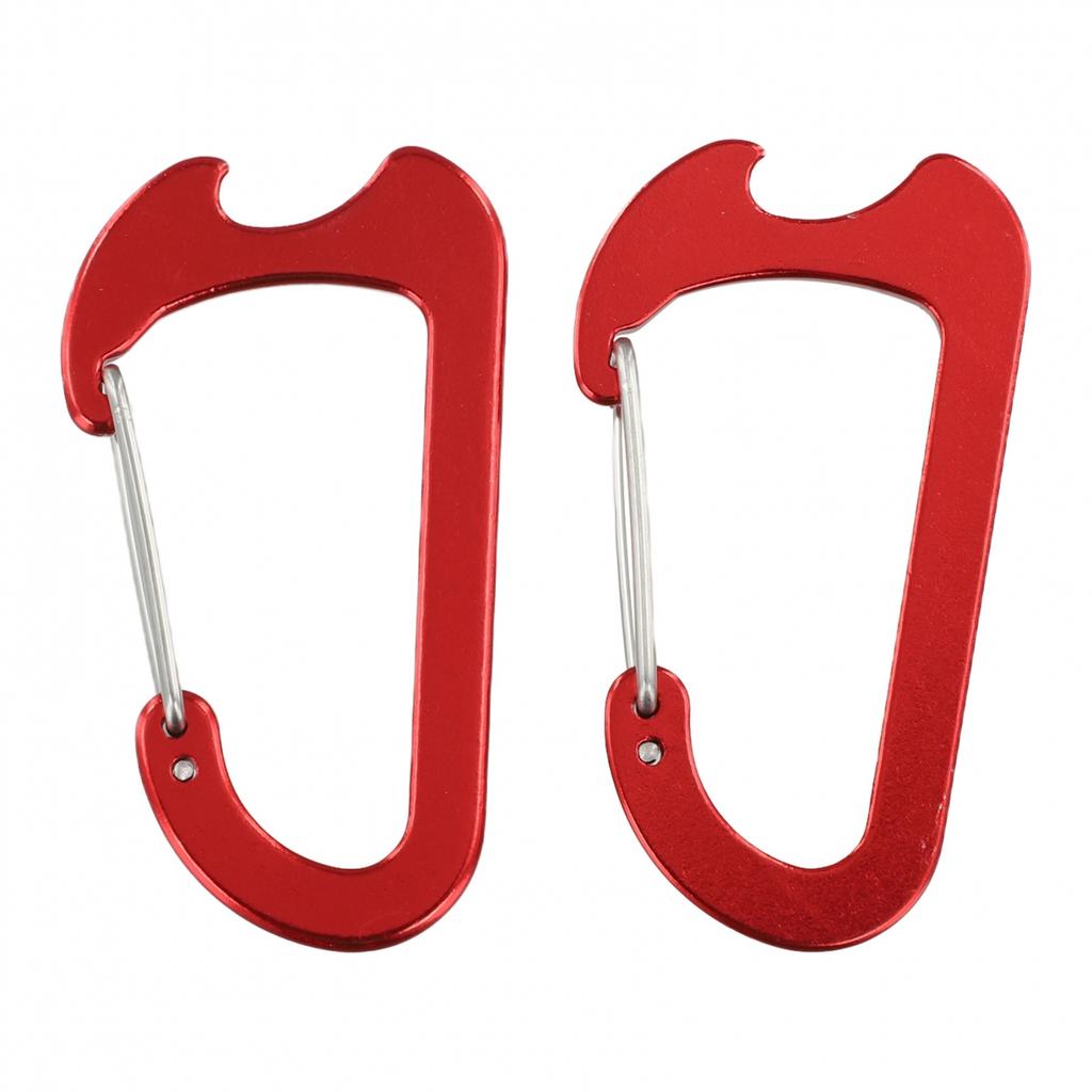 Easy To Carry Aluminum Carabiner Keychain Buckle Outdoor Gear Lightweight Design