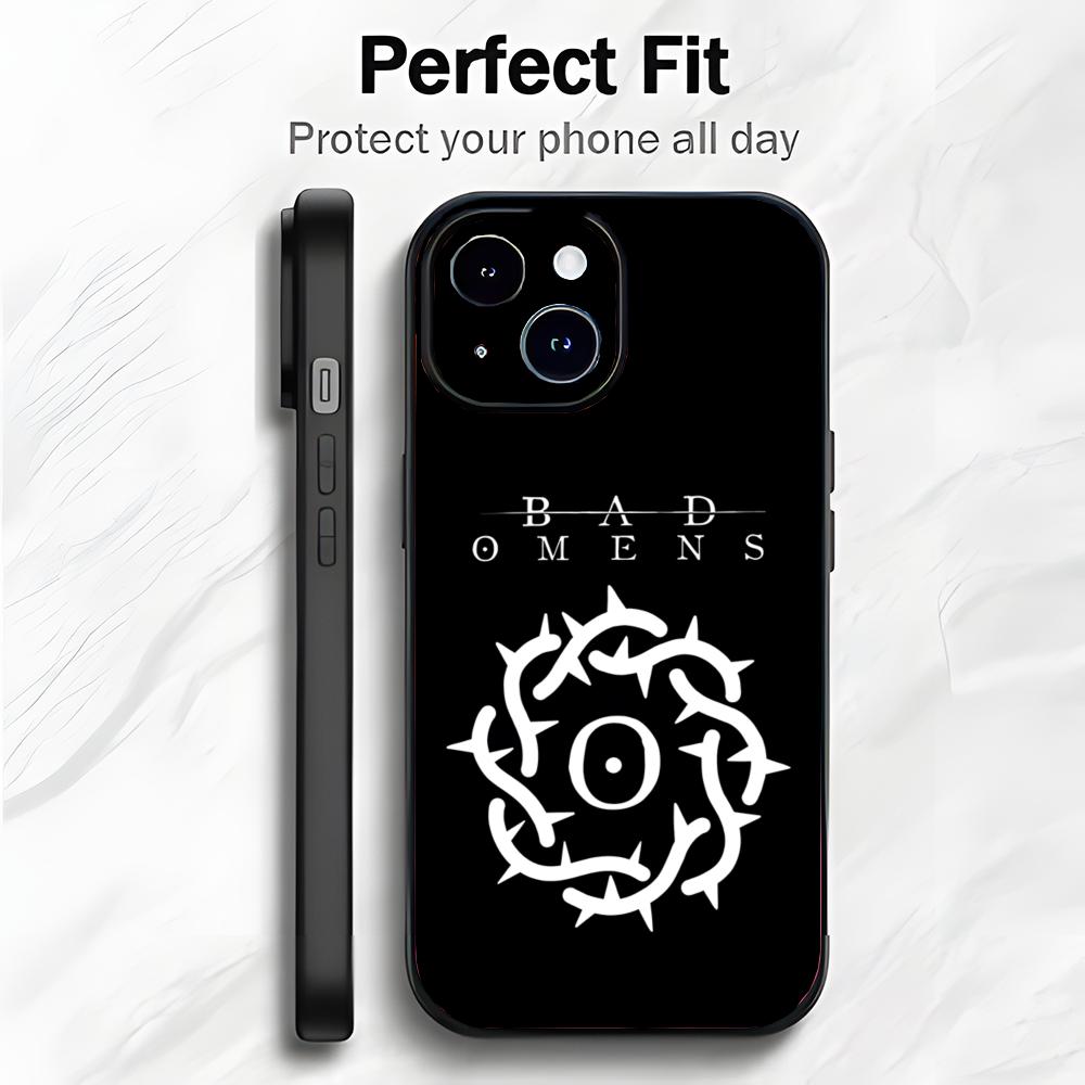 Heavy Metalcore Amerikanische Band B-Bad Omens Handyhülle Handyhülle Weiche Verpackung Leicht Für iPhone17 16 15 14 13ProMax
