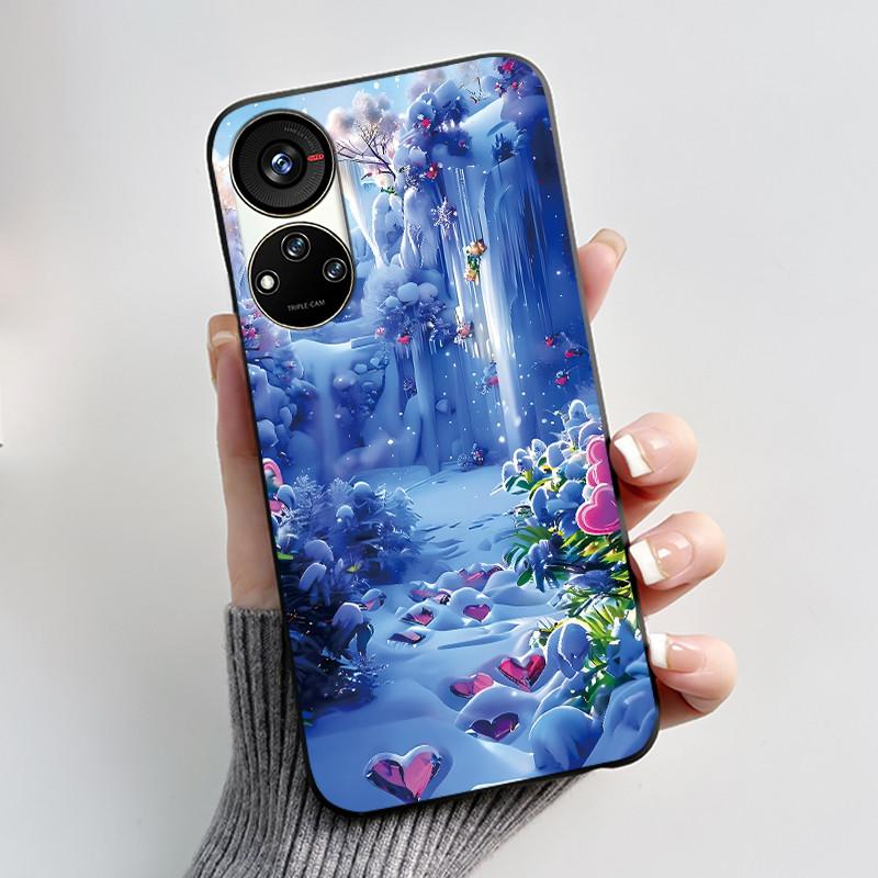 Hülle für ZTE Blade V40S / Axon 40 SE / V70 Pro Hülle Ästhetisch Niedliche Katze Astronaut Weiche Schwarze Matte Schutzhülle Rückseite