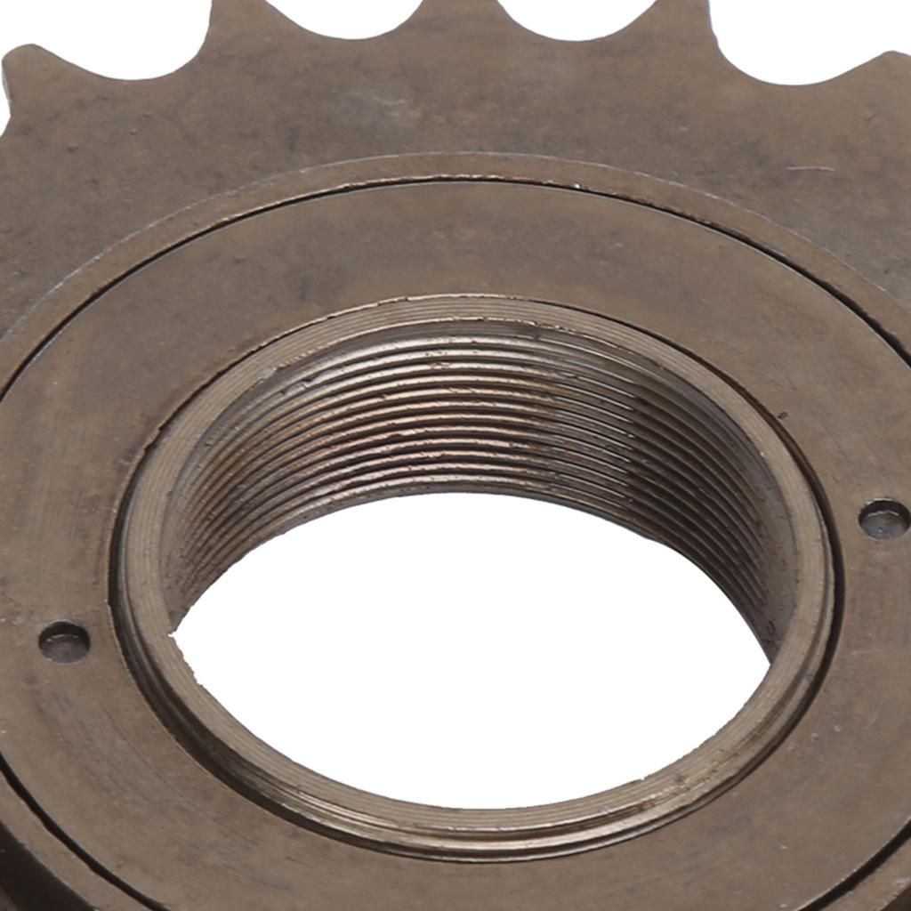 Bike Freewheel, 24T Movable Flywheel with   Rotation and Comfortable Riding, for Single Speed BMX   Folding Bike Tricycle
