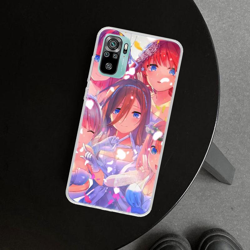 Nino Nakano Anime Phone Case Cover for Xiaomi Redmi Note 15 14 13 12 11 Pro Plus 14S 12S 11S 11T 11E 10S 10 Customized Fundas Re