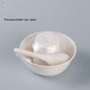 Disposable Rice Husk 3-Piece Tableware Set