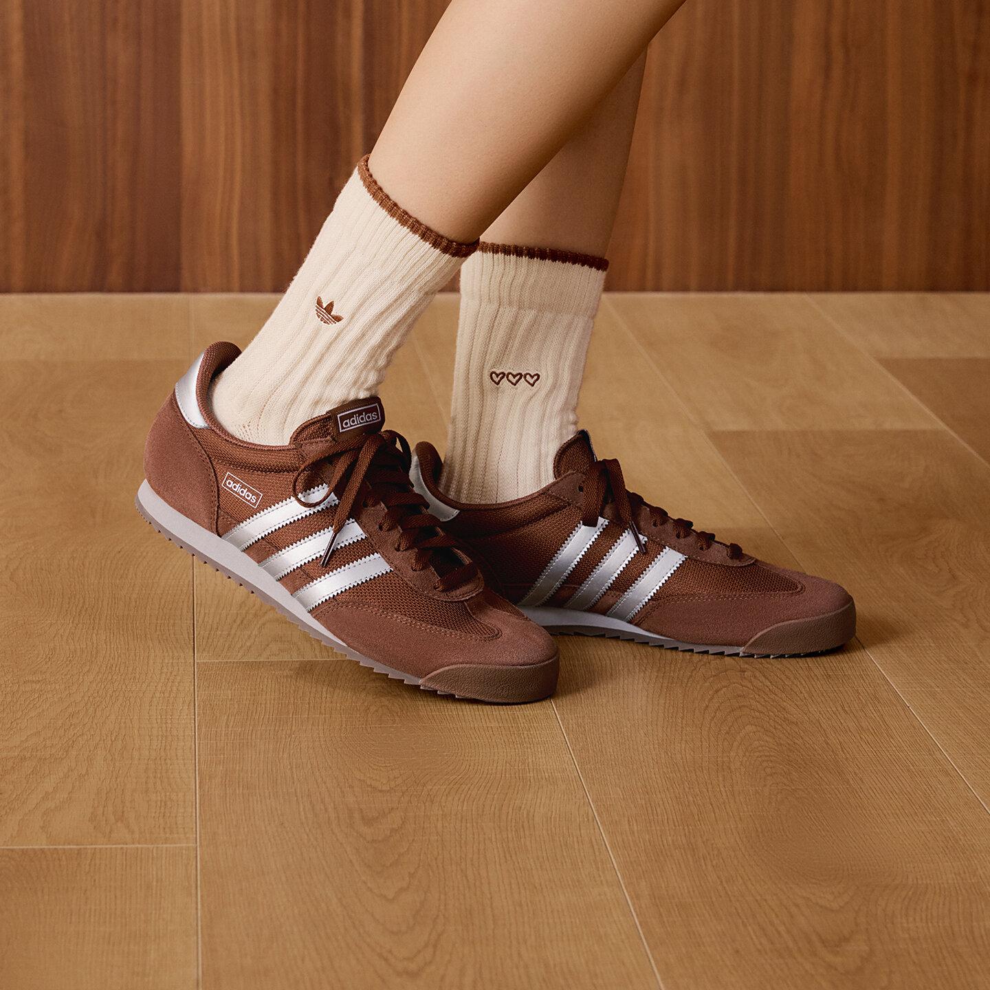 Adidas Originals R71 Textile, Leather Casual Shoes Women s Brown 38.5