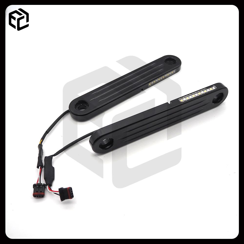 

Motorcycle Turn Signals for Harley Street Glide / Limited / Special / Ultra Limited /Street Glide CVO /Bichromatic Light чёрный