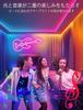 Lamomo LED páskové světlo RGB 20M stmívatelná barevná trubice Nepřímé osvětlení IP65 Vodotěsné s vysokým jasem Řezací neonové světlo Bluetooth App Dálkové ovládání
