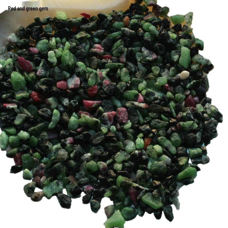 Natural Crystal Pebble Bracelet & Irregular Nail Art Stickers – Jewelry, Decor & Fish Tank Accessories