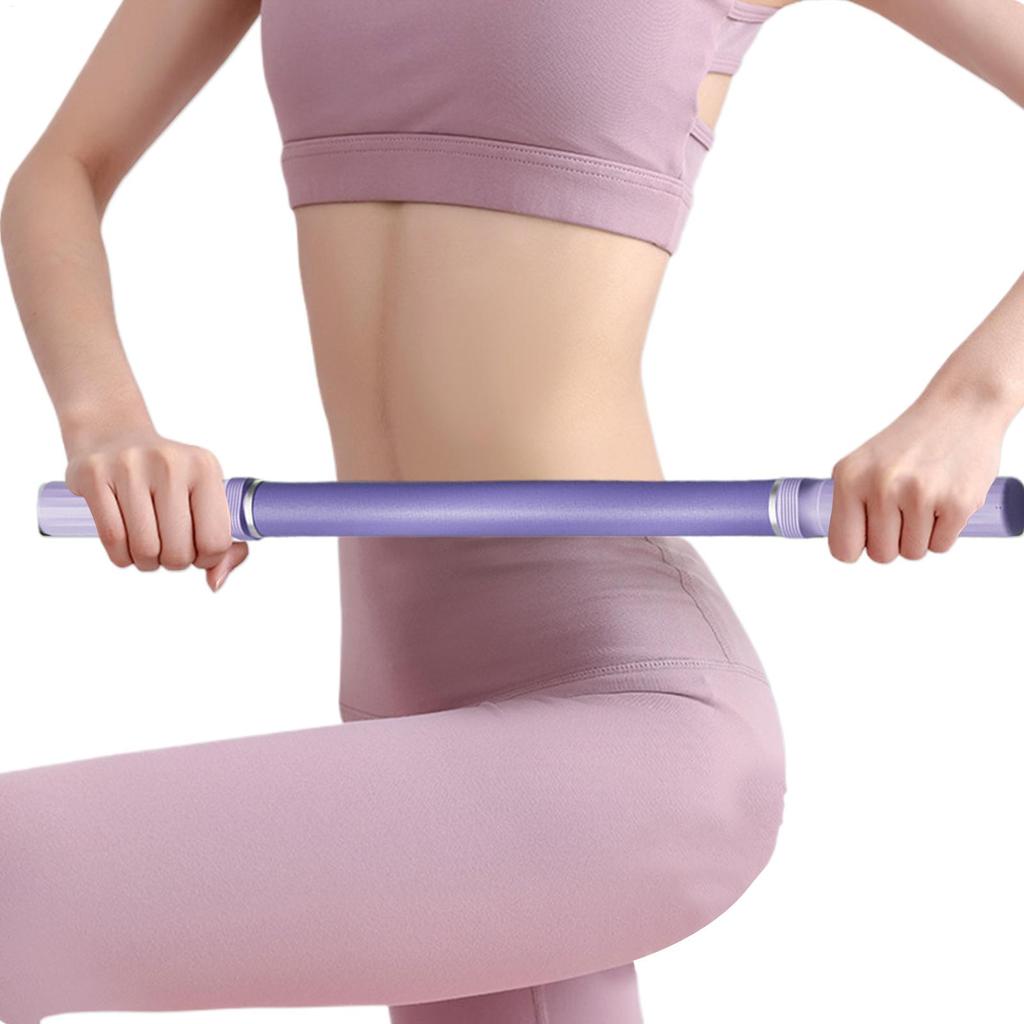 Women Yoga Stick for Stretching Relaxation Tool Roller Hunchback Corrector Open Back Standing Training Stick for Home Gym