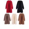 2026 new European and American style casual fashion versatile rivet knitted cardigan jacket