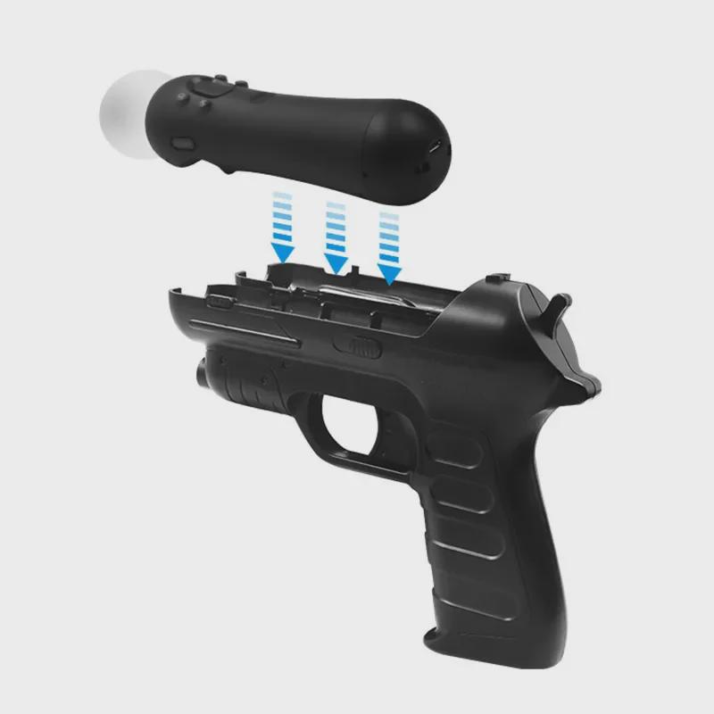 PS4 VR Kontroller Spillpistolsett: Forbedret somatosensorisk skytetokk for PS MOVE.