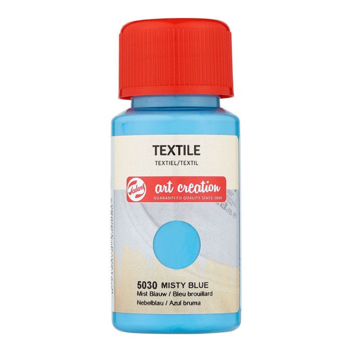 Peinture pour textile - bleu brouillard - Talens Art Creation - 50ml