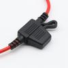 1pcs Waterproof Auto Inline Mini In-Line Fuse Holder + 1pcs Fuse Inserts Fuses4