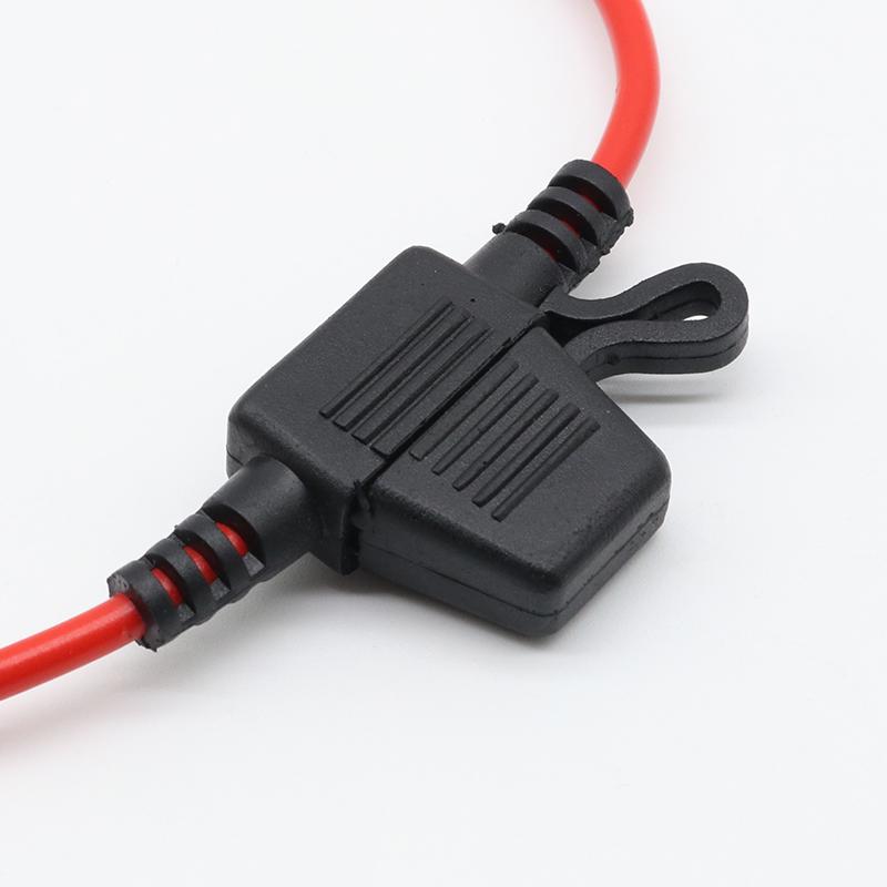 1pcs Waterproof Auto Inline Mini In-Line Fuse Holder + 1pcs Fuse Inserts Fuses4