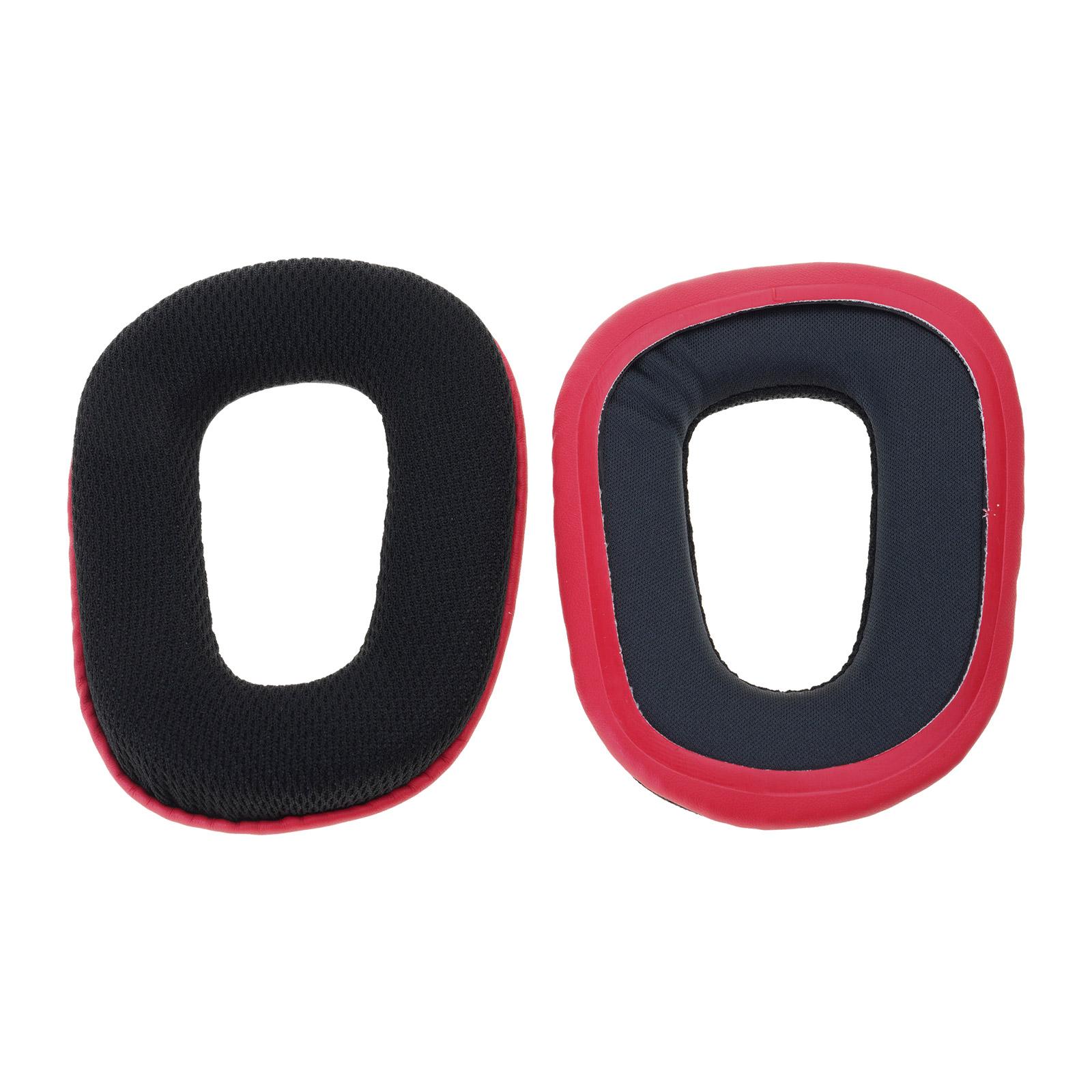 

1Pair Ear Pads For G35 G430 G432 G332 Headphones Elastic Memory Foam Earpads Ear Pads Sponge Cushion Replace чёрный/красный
