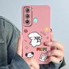 For Tecno Pop 5 LTE Phone Case 5Lte BD4 BD4i BD4a Cover Soft Silicon Cute Cartoon Panda Flower Boys Girls Funda Protective Coque