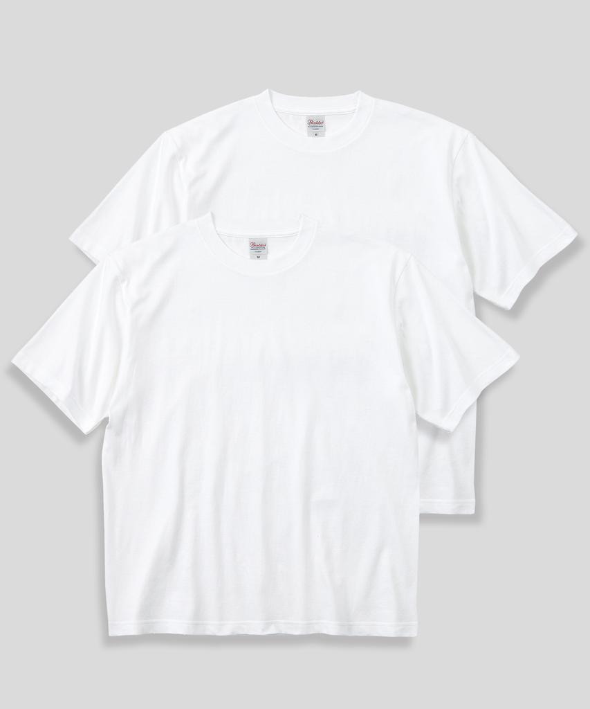 Peulinteuseuta [2Pack] 17-Count Basic Plain Oversized Round Short Sleeve T-Shirt