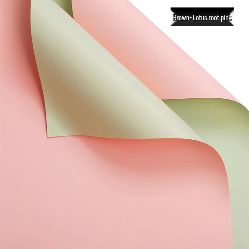 Tweekleurig Bloemenboeket Inpakpapier voor Verse Bloemen - Oya Papier