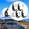Mounting Kit (4 Pieces) with Metal And Rubber Clamps for Roof . Lightweight Portable, It Allows