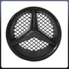 For Mercedes Benz B C GLK-Class 2008-2014Chrome Silver And Gloss Black OE Style Front Grill Star Emblem Chrome Logo Badge