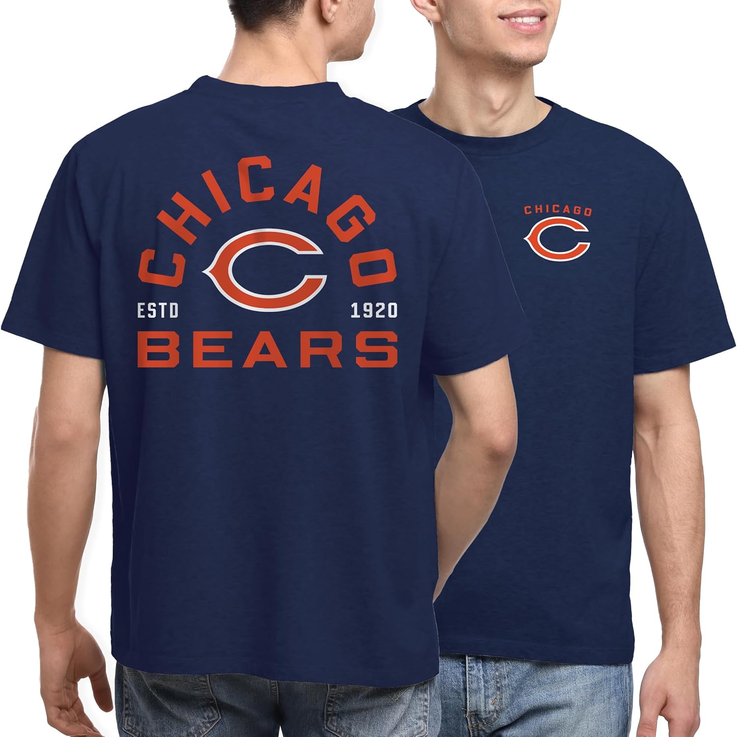 Junk Food NFL - Classic Arched - Unisex Adult Short Sleeve Fan Tee S разноцветный