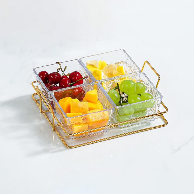 Jing Zhou Yuan Acrylic Partitioned Serving Tray