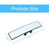 Car Rearview Mirrors, Shock Resistant Interior Clip-On Panoramic Rear View Mirror For Car, Wide Viewing Range, 12 Inch HD Universal Use For Cars,