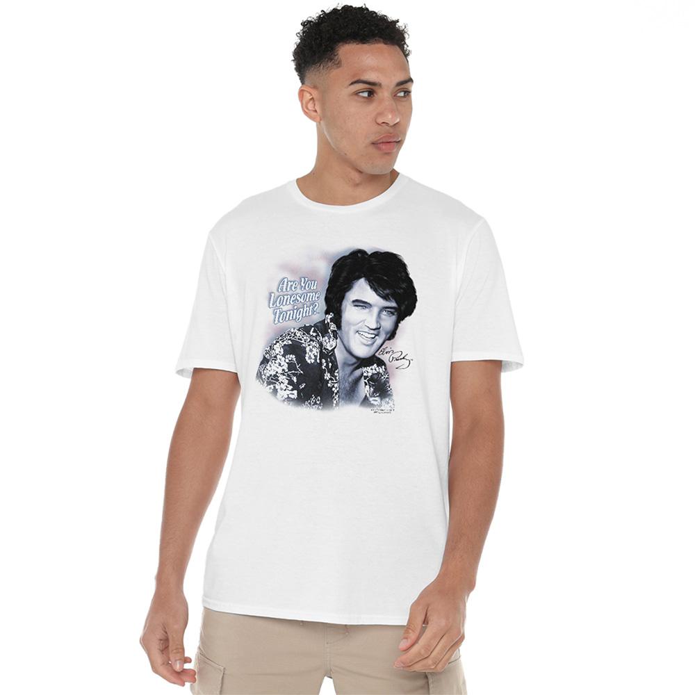 Elvis Presley Unisex Adult Are You Lonesome Tonight? T-Shirt
