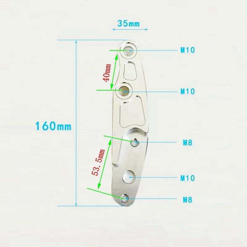 Motorcycle 30mm Front Brake Caliper Bracket Adapter Support For 220mm Brake Disc/40mm Brake Caliper Rpm Adelin Electric Scooter