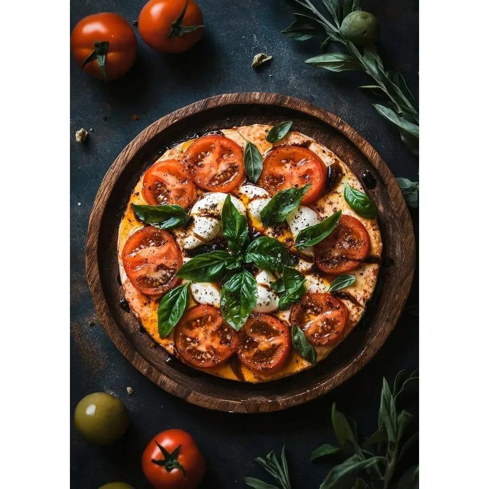 Delicious Pizza Wall Art Poster Healing Temptation Food Canvas Prints Painting Restaurant Kitchen Living Room Home ation
