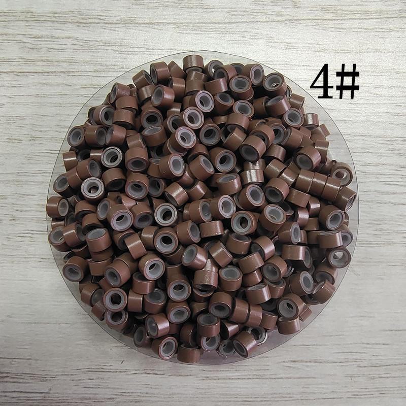 

Бесшовное кольцо для наращивания волос с силиконовой ручкой и золотой проволокой 200 pcs bag