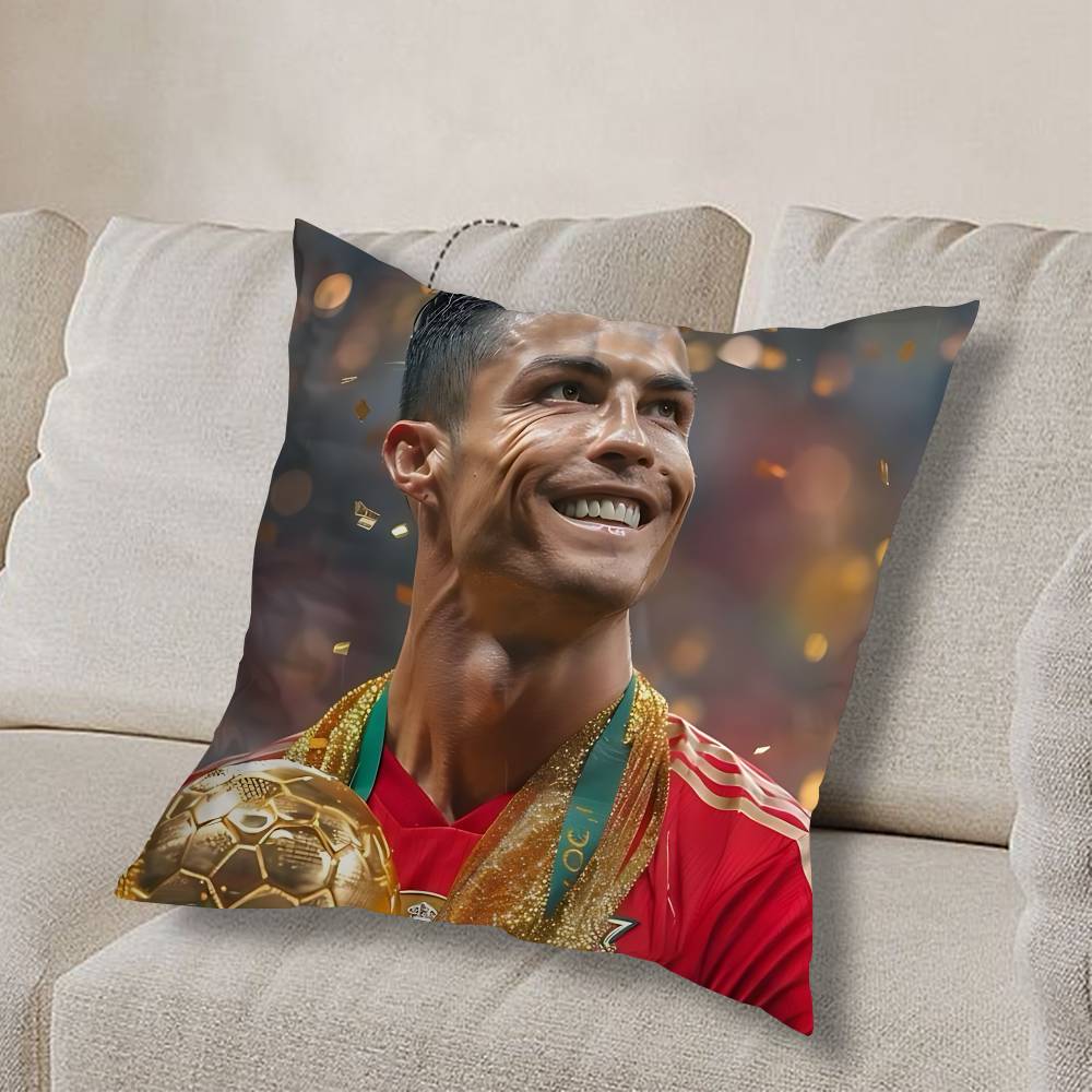 

Крутая наволочка для подушки с изображением игрока R-RonaldoS CR7s, наволочка для подушки, декоративная наволочка для подушки на диван в гостиной, подходит для дома, спальни, декора комнаты 30cmx30cm