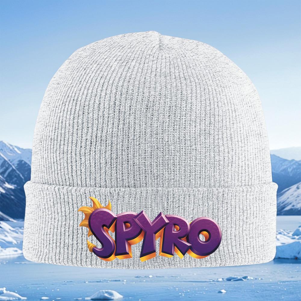 Purple Text,dragon Tail Design Men Women Unisex Knitted Hat Beanie Pullover Cap Winter Thermal Warm Christmas Outdoor Cycling Hi