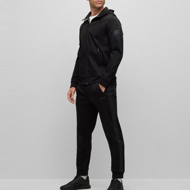 HUGO BOSS SS23 Knitted Sweatpants Men's Black 50486857-001