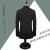 Menseye Winter Long Stand Collar Wool Overcoat