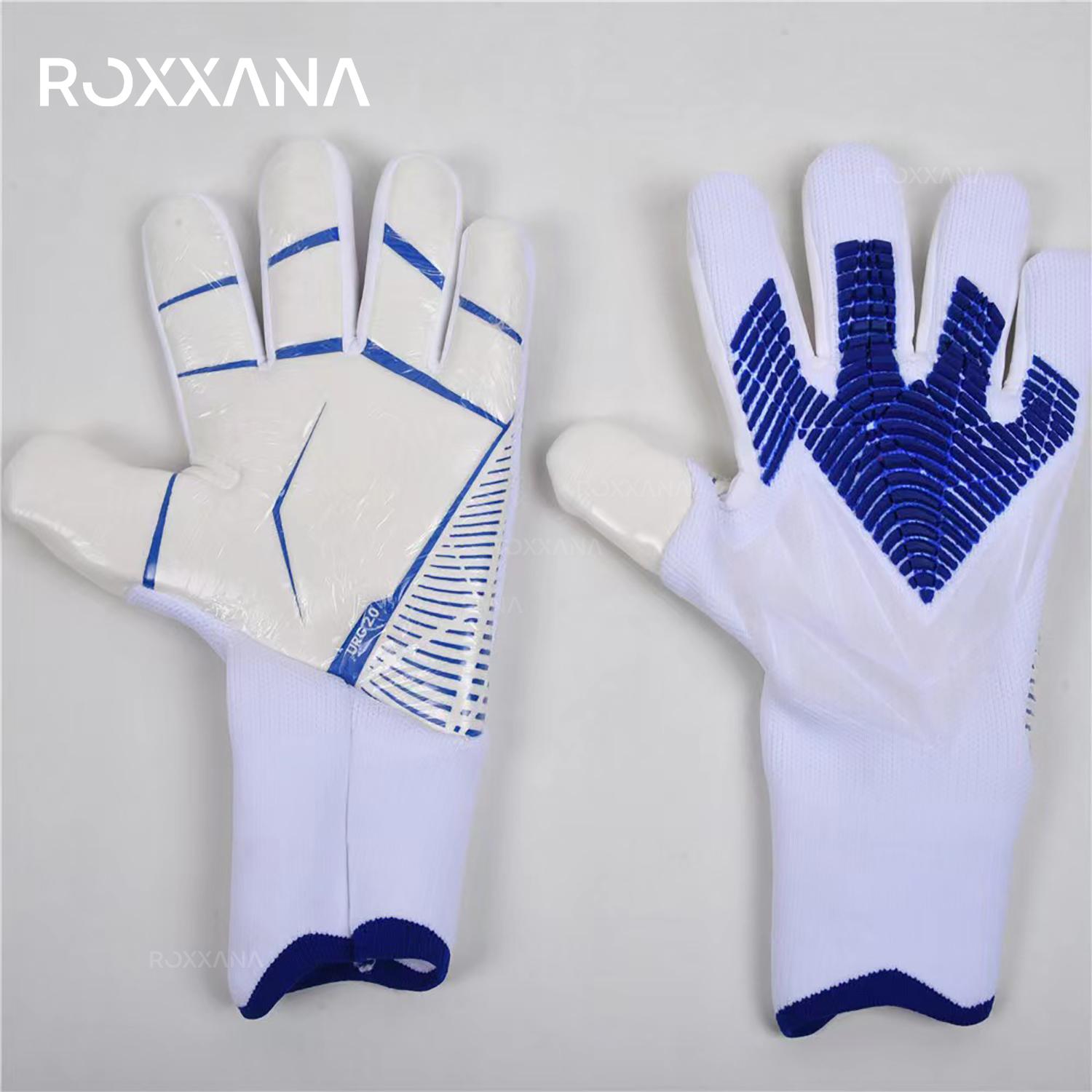 

ROXXANA Высокоэффективная Профессиональная Защита Игровые Тренировочные Взрослые Юношеские Футбольные Вратарские Перчатки Полный Латекс Противоскользящие Износостойкие 10