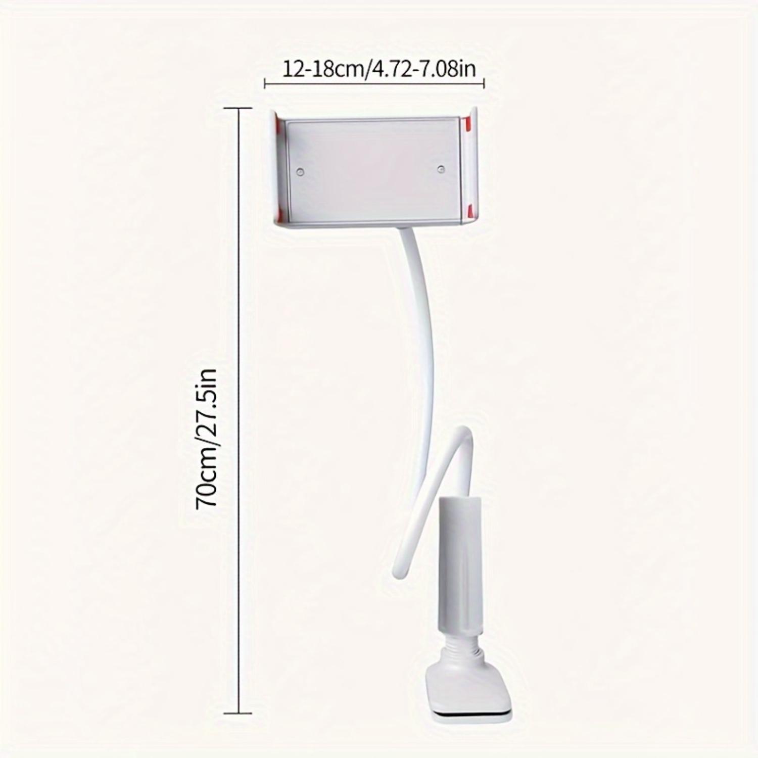 

Вращающийся на 360° держатель для планшета и телефона, спиральное основание, ленивая подставка, прикроватная подставка для мобильного телефона, планшета, ленивая подставка для кровати белый