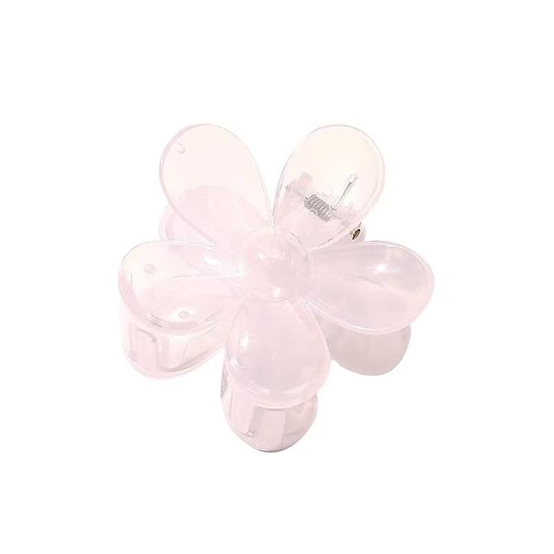 Hair Clip Flower Transparent Strong Decoration For Women