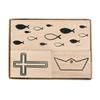 Wooden Stamps Kit Confirmation, Communion, 3.9x2.6cm - 8.3x2.6cm, Box of 3 Pcs