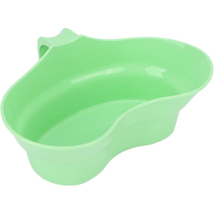 Vomit Basin Cup with Hanging Handle Design, Kidney Trays, Oral Care Brush Teeth Plastic Emesis Basins for Elderly Bedridden Patient, Bathroom