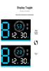 LED Luminous Digital Wall Clock for Living Room - Simple Modern 5537