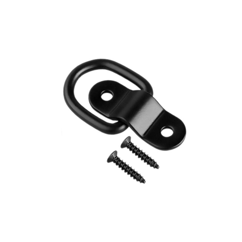 1-10Pcs D Rings with Screws Tie Down Anchors Ring Pull Hooks Iron Lashing Ring Fastener For Car Boat Cargo Trailer Vehicles RV