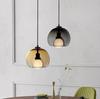Modern Nordic Glass Pendant Light for Coffee Shop or Bedroom