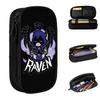 Teen Titans Go Raven Attack Pencil Cases Lovely Pen Bags Girl Boy Big Capacity School Supplies Cosmetic Pencilcases