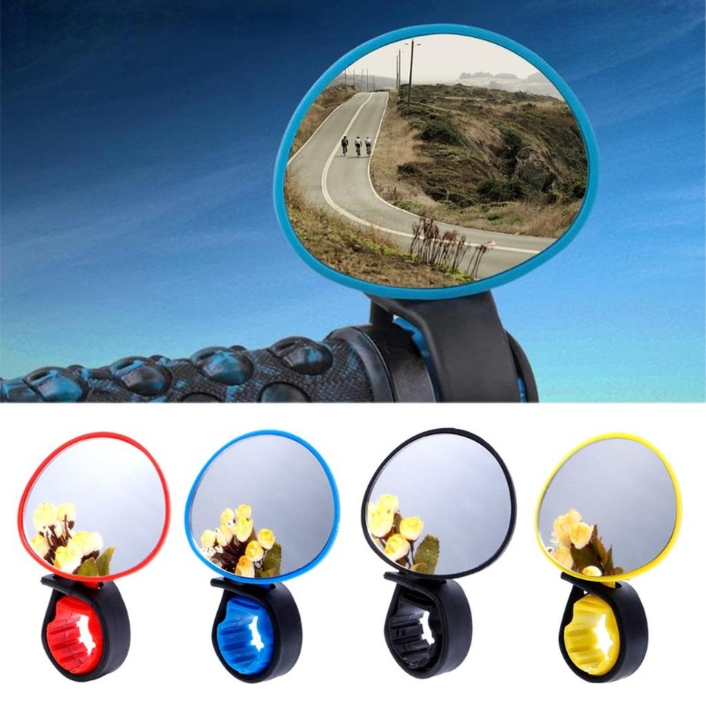 JLETOLI Adjustable 360 Degree Rotate Universal  Handlebar Rear View Mirror Cycling Safe Rearview Mirror Bike Accessories