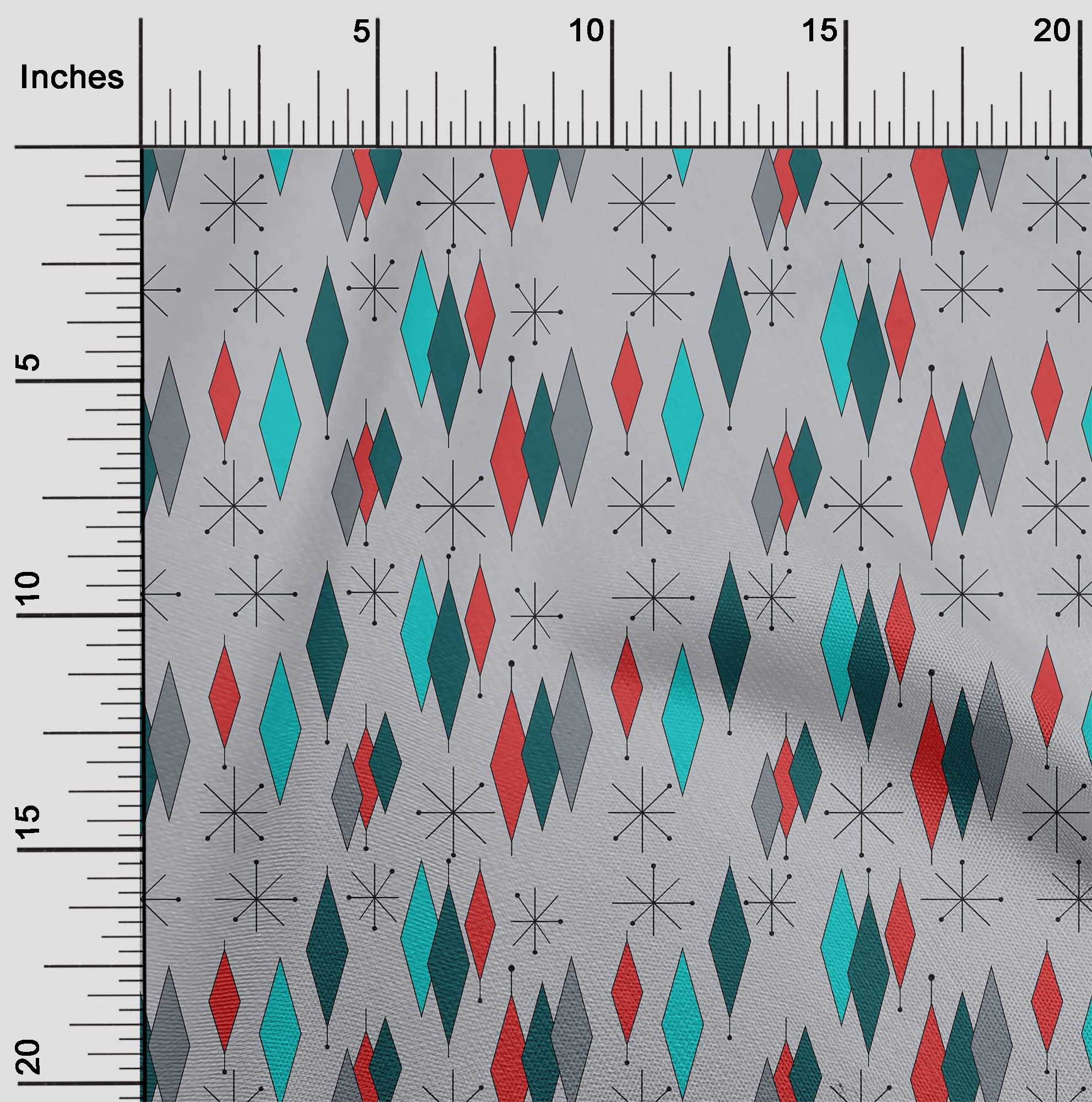 

oneOone Cotton Flex Dark Mustard Fabric Diamond Geometric Quilting Supplies Print Sewing Fabric By The Yard 40 Inch 42 Inch Wide - Viscose Chiffon синій